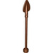 Duplo Reddish Brown Spear 1 x 1 x 7 (60766)