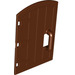 Duplo Marrone rossastro Wooden Porta 1 x 4 x 4 (51288)