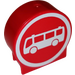 Duplo Round Sign with Bus with Round Sides (41970 / 64934)