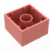 Duplo Salmon Brick 2 x 2 (3437 / 89461)