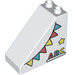 Duplo Pendenza 2 x 4 x 3 (45°) con Flags, Stella e &#039;ABC&#039; (49570 / 65934)