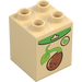 Duplo Tan Brick 2 x 2 x 2 with Bean Sprout (31110 / 102299)