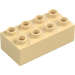 Duplo Tan Brick 2 x 4 (3011 / 31459)