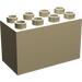 Duplo Tan Brick 2 x 4 x 2 (31111)