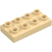 Duplo Tan Plate 2 x 4 (4538 / 40666)