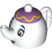 Duplo Tea Pot with Lid with Mrs Potts Face (35735 / 36608)