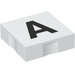 Duplo Tile 2 x 2 with Side Indents with &quot;A&quot; (6309 / 48456)