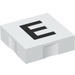 Duplo Tile 2 x 2 with Side Indents with &quot;E&quot; (6309 / 48474)