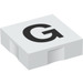 Duplo Tile 2 x 2 with Side Indents with &quot;G&quot; (6309 / 48478)
