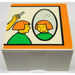 Duplo Tile 2 x 2 x 1 with Town Mosaic Print 12 (2756)