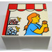 Duplo Tile 2 x 2 x 1 with Town Mosaic Print 14 (2756)