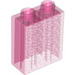 Duplo Transparentes dunkles Rosa Stein 1 x 2 x 2 (4066 / 76371)