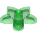 Duplo Transparent Green Flower with 5 Angular Petals (6510 / 52639)