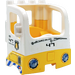 Duplo Truck Cab with Yellow Bottom with &#039;47&#039; on the front Sticker (48124)