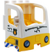 Duplo Truck Cab with Yellow Bottom with &#039;47&#039; on the front Sticker (48124)