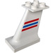 Duplo Vehicle Airplane Tail with Blue and Red Stripes