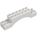듀플로 하얀색 아치 벽돌 2 x 10 x 2 (51704)