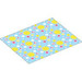 Duplo White Baby Blanket 8 x 10 with Suns and Planets (103667)