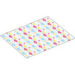 Duplo Vit Filt (8 x 10cm) med Clouds och Suns och Rain (29988 / 103667)