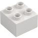 Duplo Bianco Mattoncino 2 x 2 (3437 / 89461)