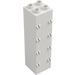 Duplo White Brick 2 x 2 x 6 with Hinges (16087 / 87322)