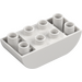 Duplo White Brick 2 x 4 with Curved Bottom (98224)