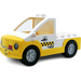 Duplo White Car/Truck Base Assembly with &#039;FOLLOW ME&#039; and &#039;40&#039; Sticker (47440)