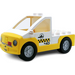 Duplo White Car/Truck Base Assembly with &#039;FOLLOW ME&#039; and &#039;40&#039; Sticker (47440)