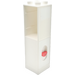 Duplo Blanco Column 2 x 2 x 6 con drawer Ranura y Rojo doorbell (6462 / 75179)