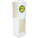 Duplo White Column 2 x 2 x 6 with green clock on the wall Sticker (6462)