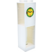 Duplo White Column 2 x 2 x 6 with green clock on the wall Sticker (6462)