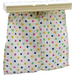 Duplo Weiß Vorhang Schiene mit Weiß Polka Dot Curtains (76507)