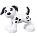 Duplo Weiß Hund mit Schwarz Spots und Schwarz Schwanz (58057 / 89697)