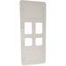 Duplo Weiß Tür 1 x 3 x 6 mit Vier Panes