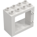 Duplo Bianco Porta Telaio 2 x 4 x 3 con bordo piatto (61649)