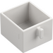 Duplo Biały Drawer z Uchwyt (4891)