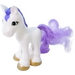 Duplo White Foal with Mane And Hair/purple (57889)