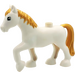 Duplo White Horse with Gold mane (11921 / 74623)