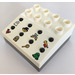 Duplo White Sound Brick 4 x 4 with Eight Sounds (42107)