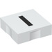 Duplo Blanco Plana 2 x 2 con Lado Indents con &quot;I&quot; (6309 / 48482)