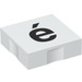 Duplo Weiß Fliese 2 x 2 mit Seite Indents mit Letter e mit Acute (6309 / 48652)
