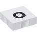 Duplo White Tile 2 x 2 with Side Indents with &quot;o&quot; (6309 / 48533)