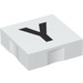 Duplo White Tile 2 x 2 with Side Indents with &quot;Y&quot; (6309 / 48587)