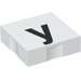 Duplo White Tile 2 x 2 with Side Indents with &quot;y&quot; (6309 / 48588)