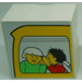 Duplo Wit Tegel 2 x 2 x 1 met Mozaïek Picture Community 01 (2756)