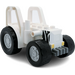 Duplo Blanco Tractor con Zebra Rayas (47447)