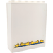 Duplo White Wall 2 x 6 x 6 Shelf with ducks on water Sticker (6461)