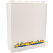 Duplo White Wall 2 x 6 x 6 Shelf with ducks on water Sticker (6461)