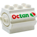 Duplo White Watertank with Red and Green Octan (6429 / 40083)