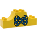 Duplo Yellow Bow 2 x 6 x 2 with Bowtie (4197)